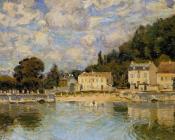 阿尔弗莱德西斯莱 - Horses being Watered at Marly-le-Roi